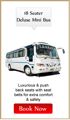 18 Seater Bus Services Faridabad, Noida, Gurgaon, Delhi NCR